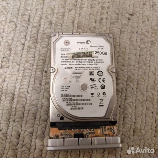 Внешний жесткий диск, 250GB, miniusb