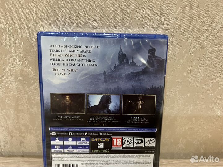 Resident Evil 8 Village ps4. Новый диск