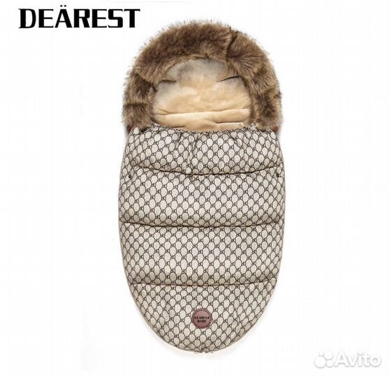 Зимний конверт в коляску