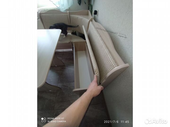 Кухонный уголок (комплект) шинил, наличие