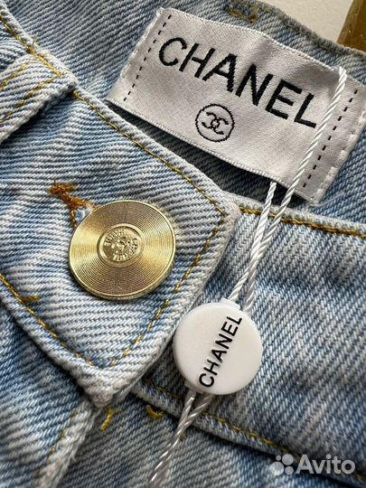 Широкие джинсы Chanel