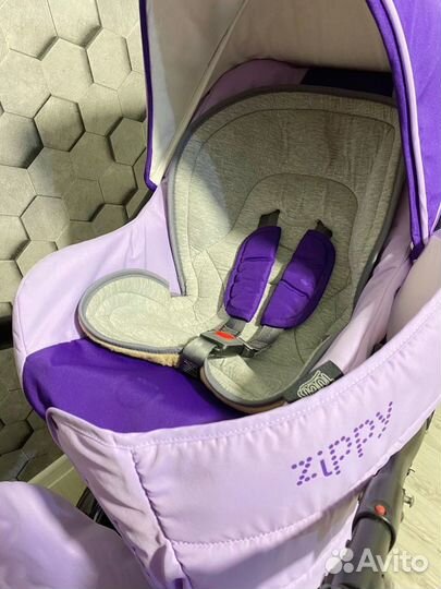 Коляска 3 в 1 Tutis Zippy New (Лаванда) как новая