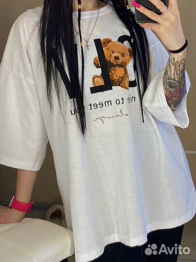 Футболка женская оверсайз