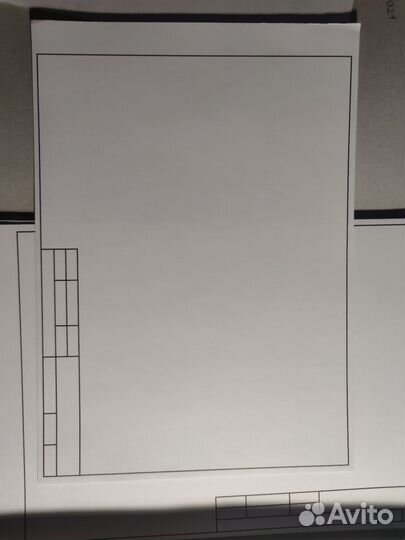 Бумага для черчения A4 18 листов