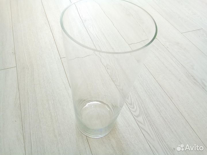 Ваза для цветов, большая. Стекло