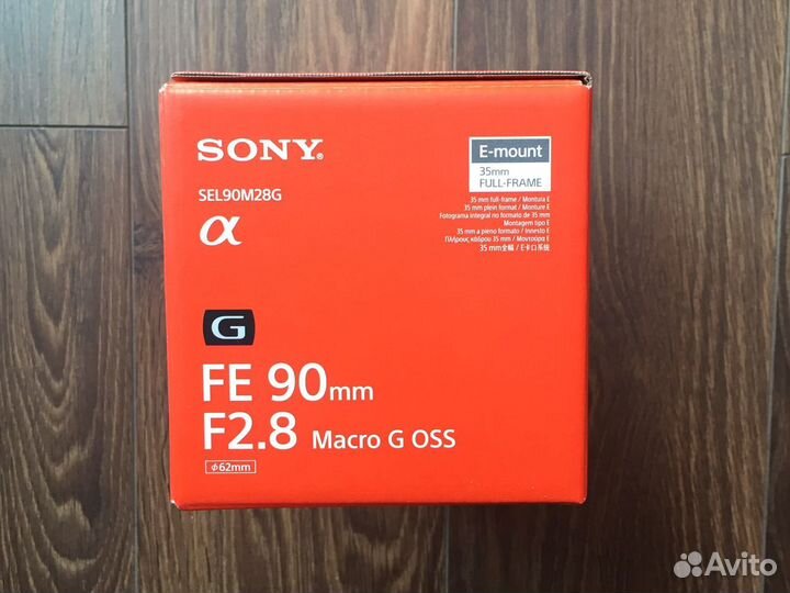 Sony FE 90mm f/2.8 Macro G OSS Новые-Гарантия