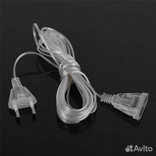 Гирлянда штора 3х3м цветная новая