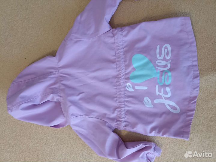 Куртка-ветровка для девочки