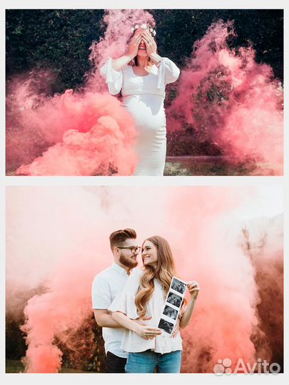 Цветной дым, дым на гендер, хлопушки гендер