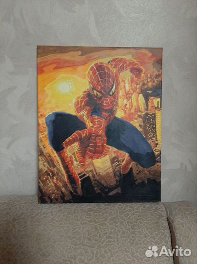 Картины по номерам раскрашенная