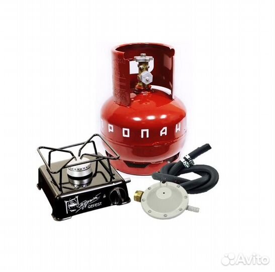 Газовая плита Гефест пгт-1+ баллон 5л Турист