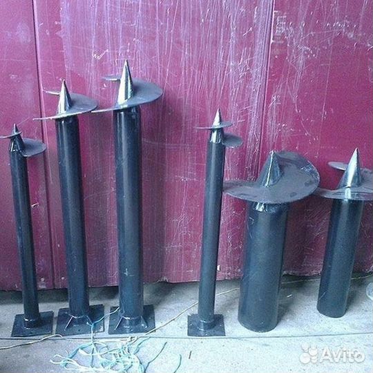 Винтовые сваи Монтаж