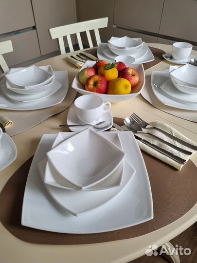 Столовый сервиз luminarc квадрато посуда