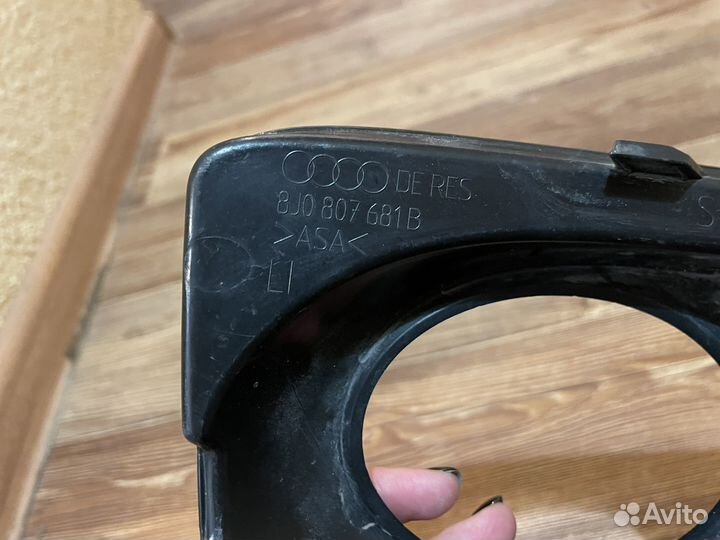 Левая решетка птф audi tt 8j s line