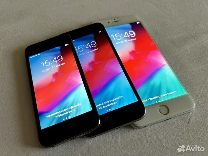 Смартфоны Apple iPhone 5S, 6, 6 Plus