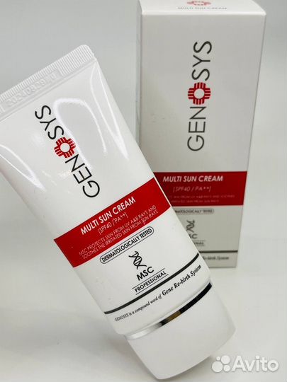 Genosys спф 40+++ омолаживающий дневной крем