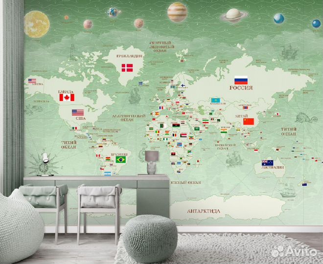 Фотообои бесшовные одним полотном