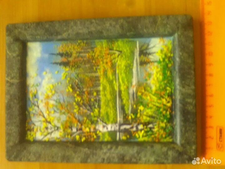 Панно из камня