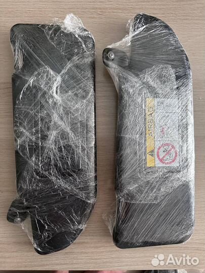 Козырьки солнцезащитные Лада Веста, черные