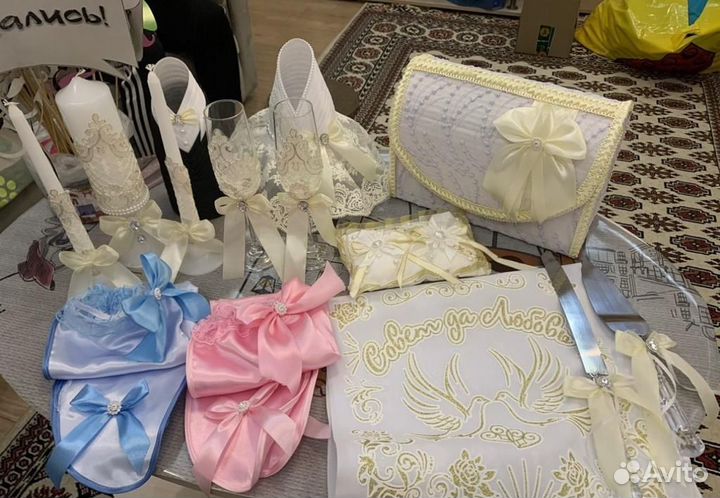 Свадебные аксессуары на стол