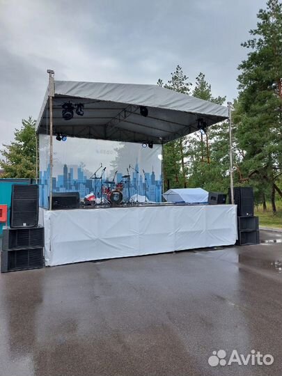 Аренда музыкального оборудования, аренда сцены