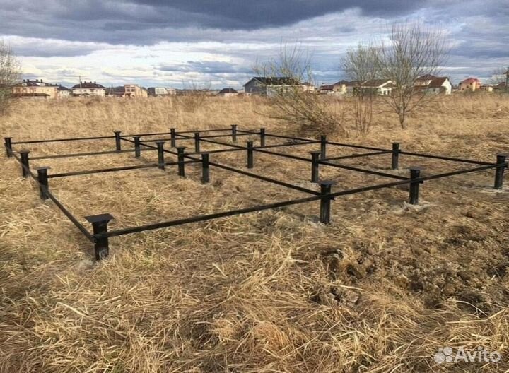 Установка винтовых свай