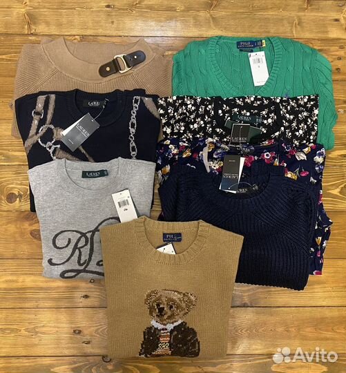 Polo Ralph lauren bear свитер