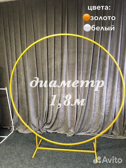 Каркас фотозоны разборный круглый