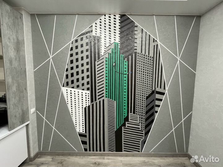 Роспись стен Граффити Художник Аэрография Барнаул