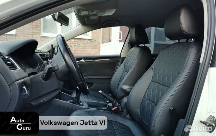 Авточехлы на Volkswagen Jetta 6 Highline каркасные