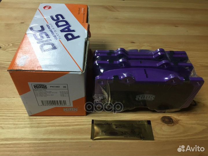 Колодки тормозные дисковые PN1482 NiBK