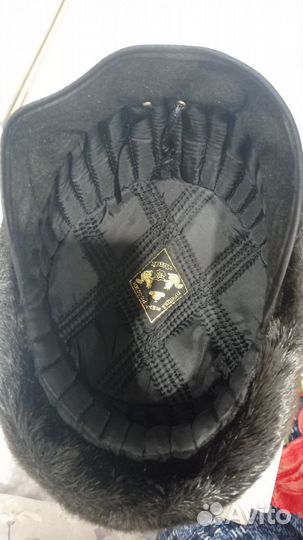 Мужская шапка из нерпы