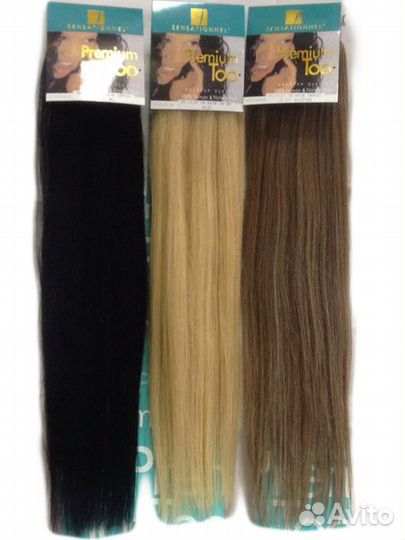 Накладные волосы на заколках