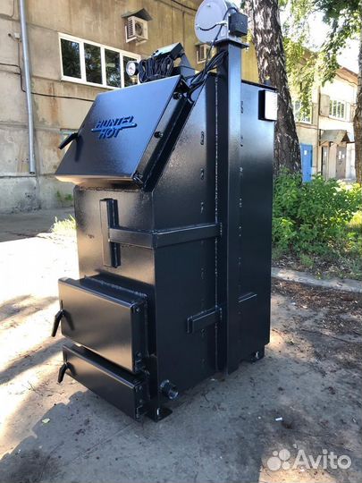 Твердотопливный котел длительного горения