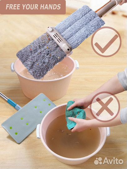 Самоотжимающаяся швабра 