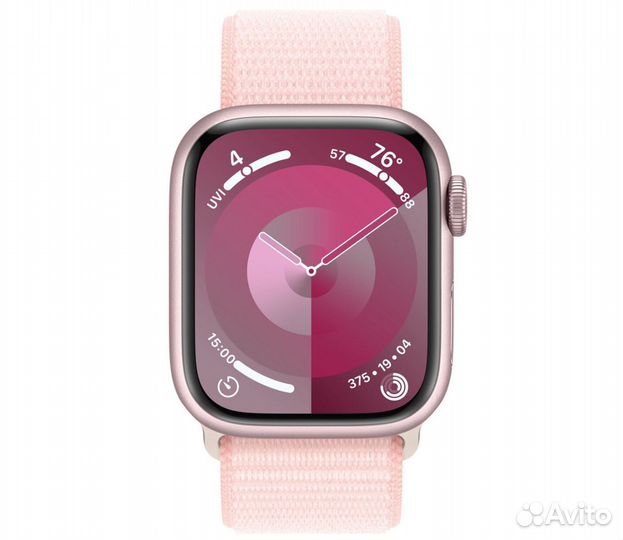 Apple Watch Series 9 41 мм Pink/Pink Sport Loop