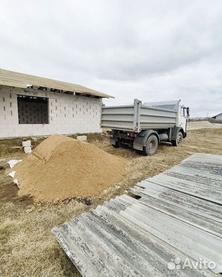 Песок карьерный с доставкой