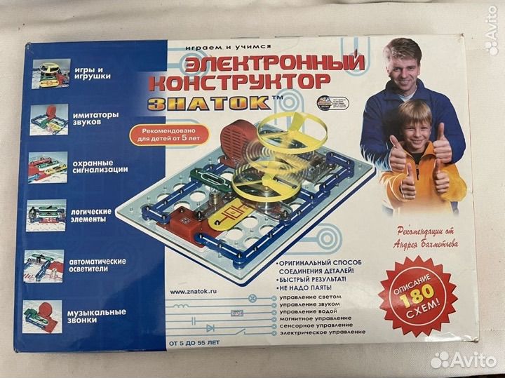 Электронный конструктор знаток 180 схем