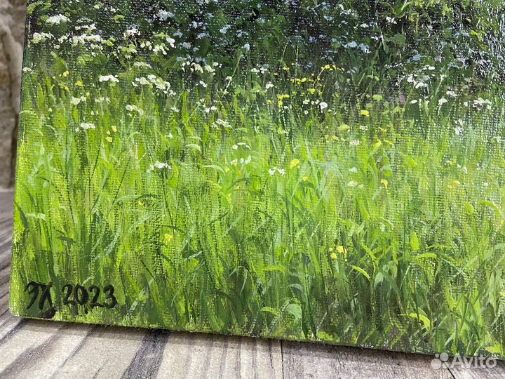 Картина маслом на холсте пейзаж