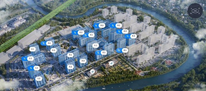 1-к. квартира, 32,6 м², 6/17 эт.