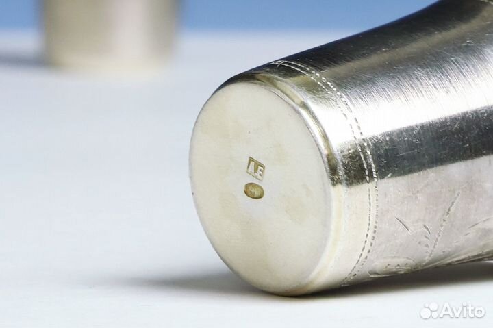 Серебро. Стопки и корзинка для мелочей