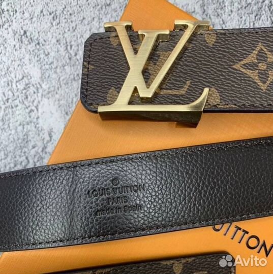 Ремень Louis Vuitton Brown Monogram