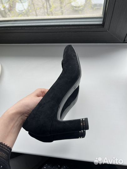 Туфли женские 36 размер натуральные замшевые