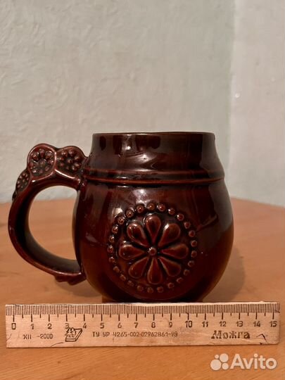 Бокал глиняный для кваса