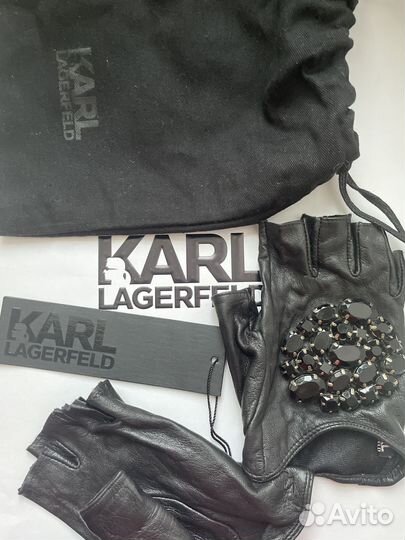 Перчатки Karl Lagerfeld оригинал, премиум качества
