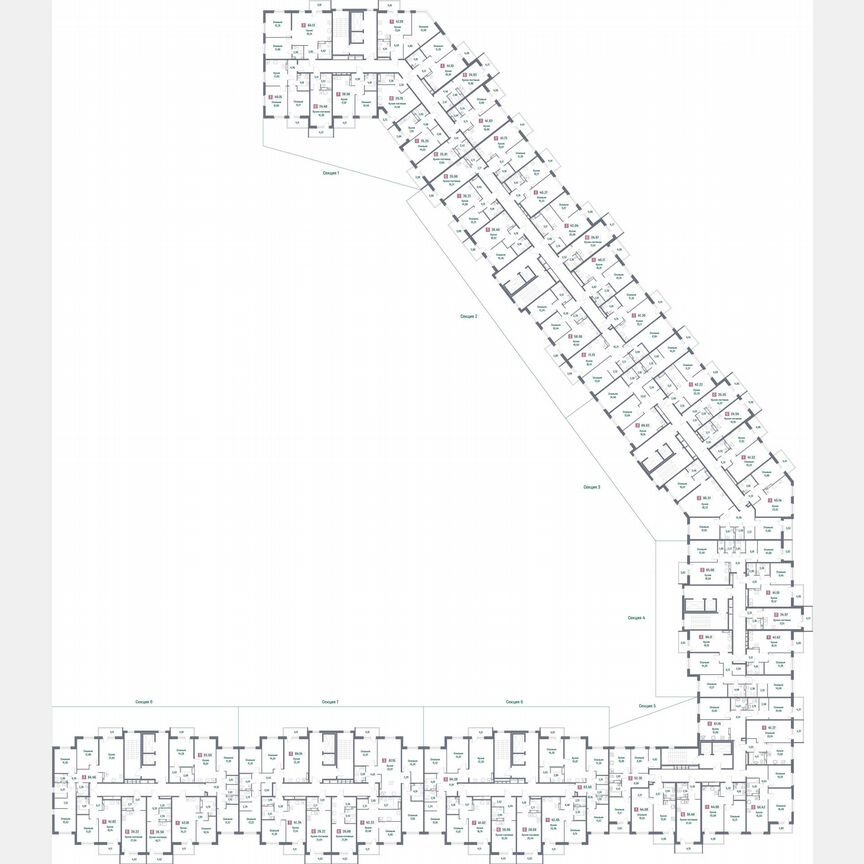 1-к. квартира, 47,3 м², 6/16 эт.