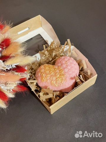 Мыло ручной работы женское,сердце,14 февраля,8 мар