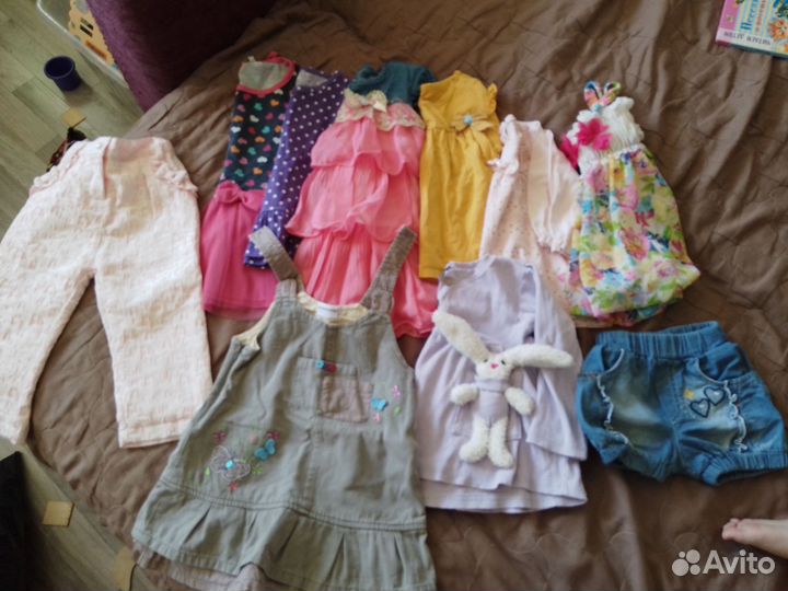 Вещи пакетом на девочку от 1.5 до 2х лет (74-86)