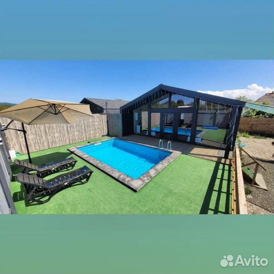 Гостевой дом с теплым бассейном посуточно