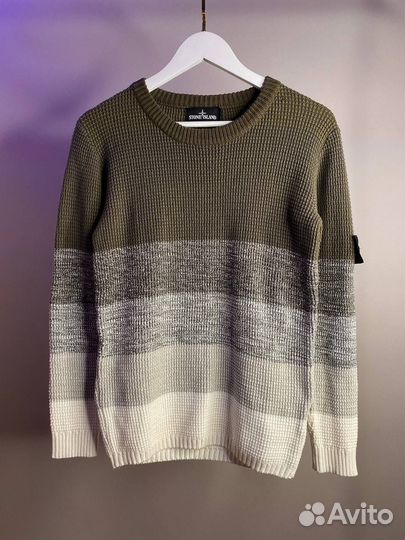 Свитер Stone Island Shadow Project зеленый